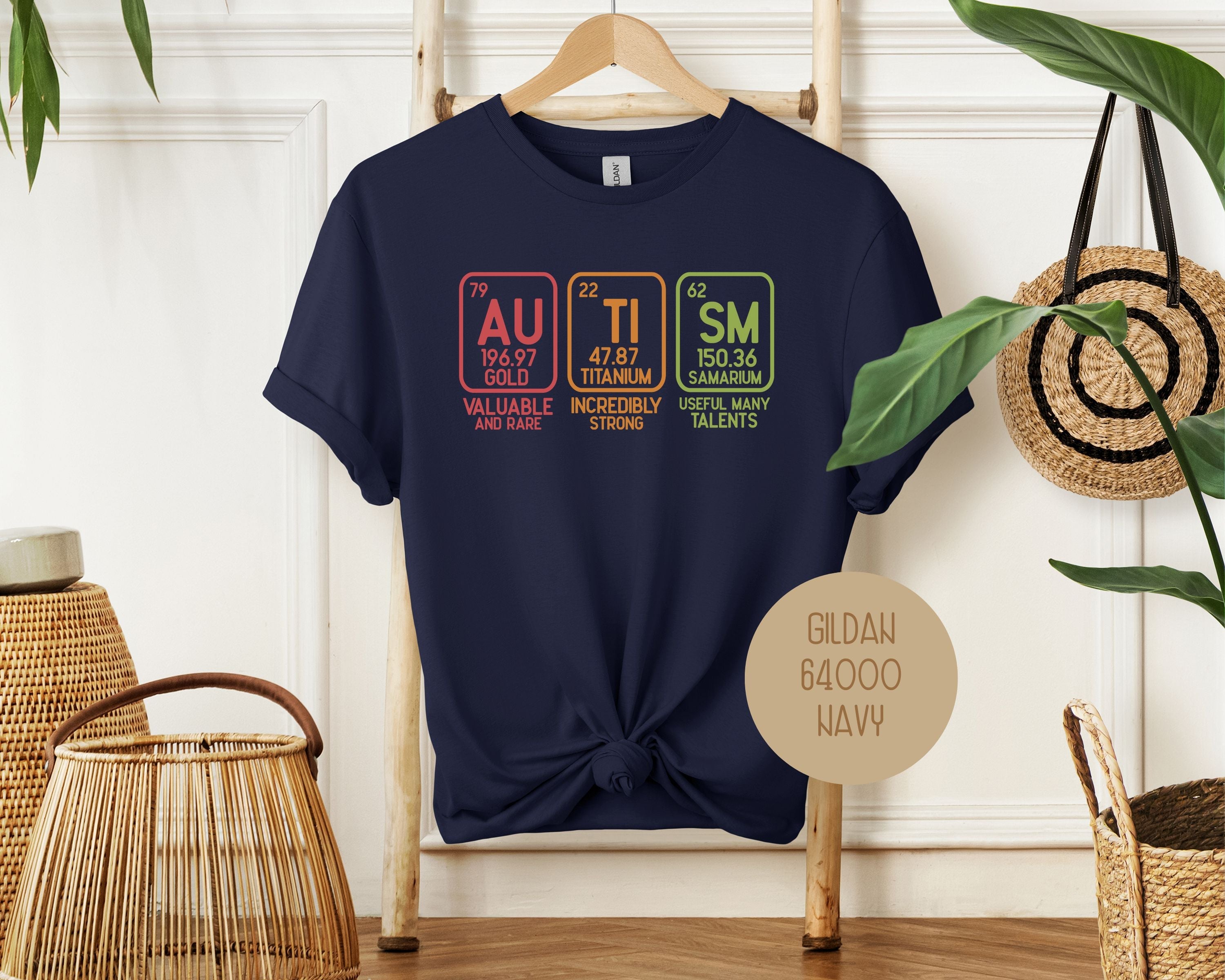 Autism Periodic Table Awareness Shirt-0