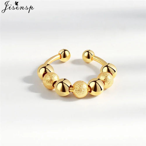 Metal Beads Fidget Rings