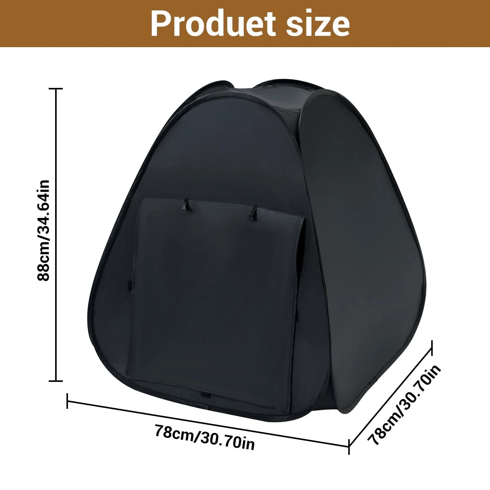 Blackout Sensory Tent - Foldable - With Storage Bag
