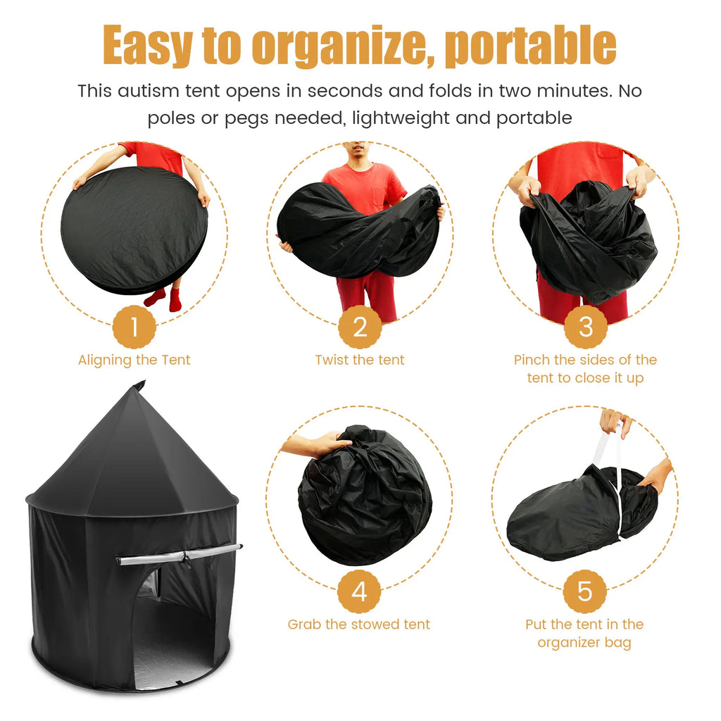 Sensory Calming Tent - Hideout Sensory Nest - Portable