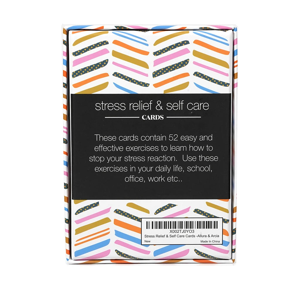 Stress Relief, Self-care, Mindfulness Cards