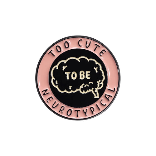 Neurospicy, Neurodivergent Funny Enamel Pins
