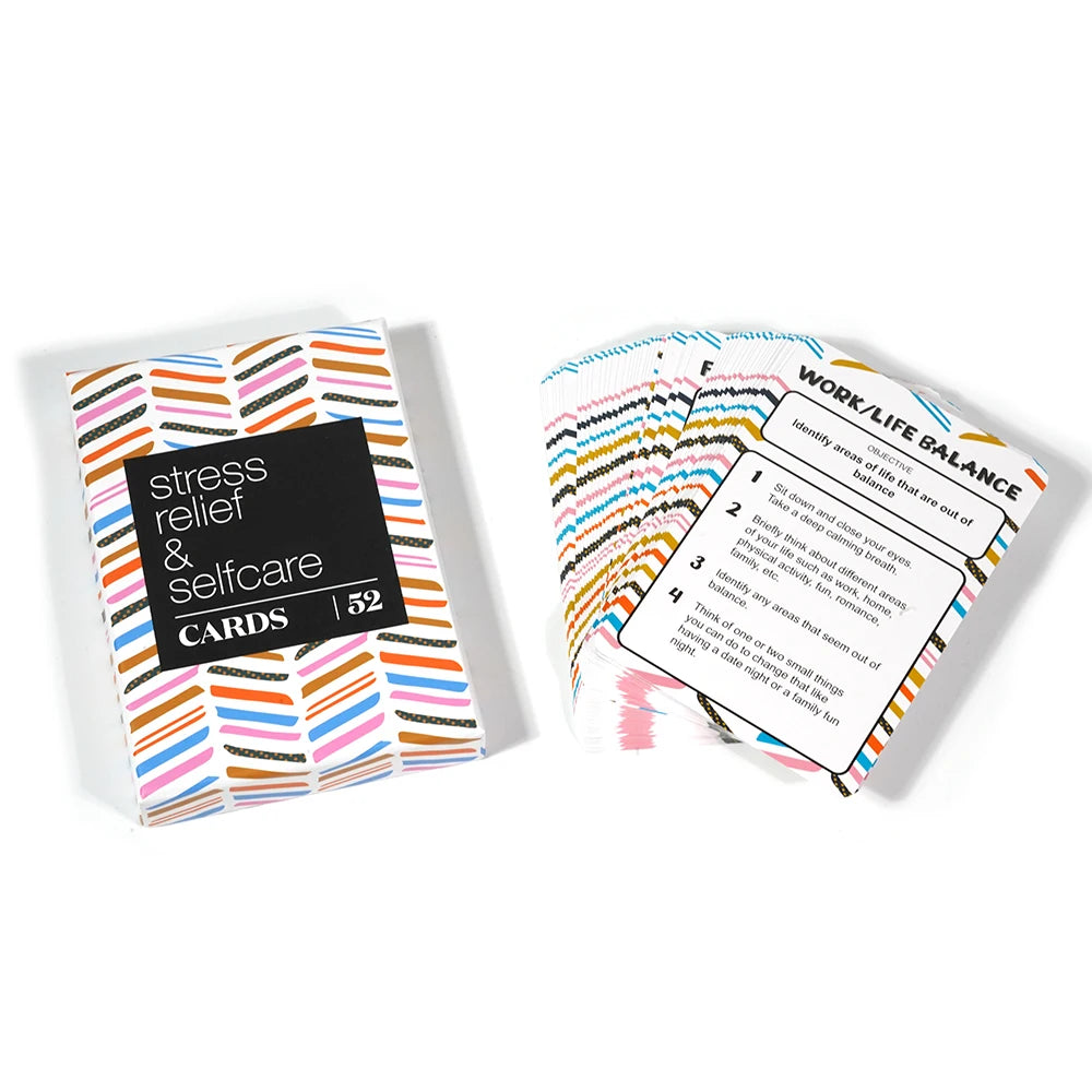 Stress Relief, Self-care, Mindfulness Cards