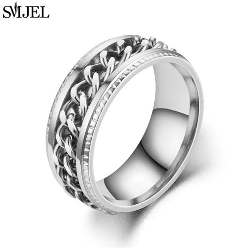 Fidget Rotating Rings - Chain style