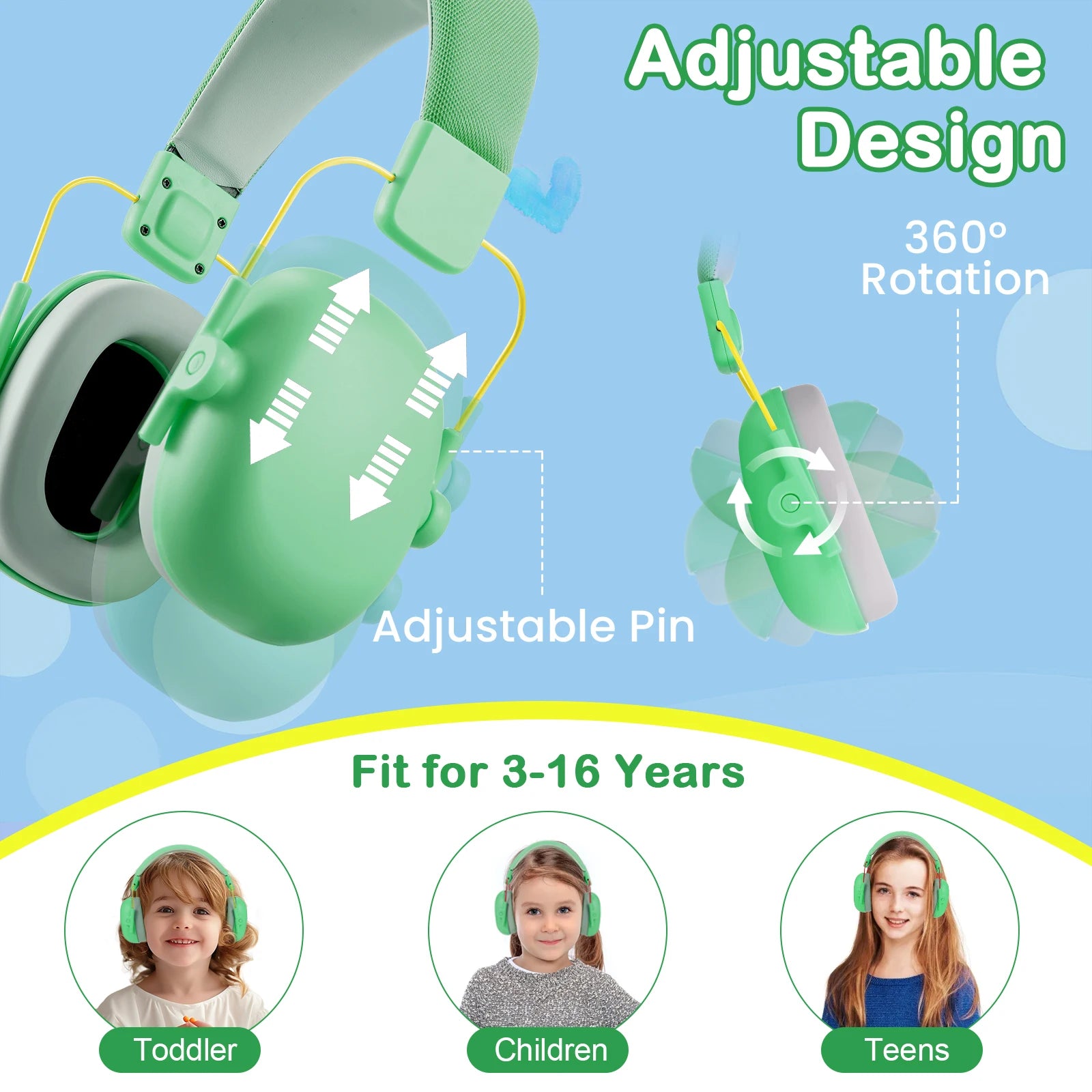 Noise Reduction Earmuffs - Kids