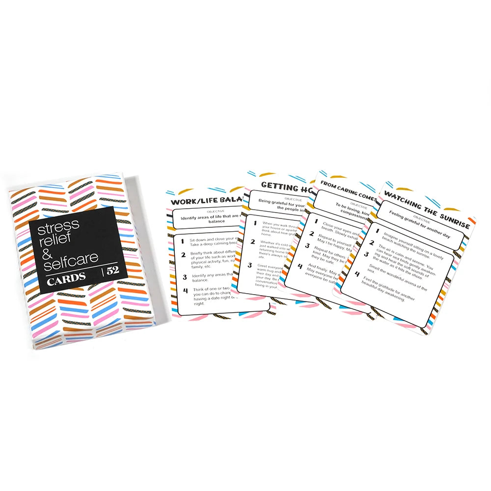 Stress Relief, Self-care, Mindfulness Cards