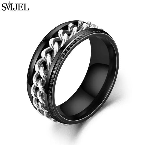 Fidget Rotating Rings - Chain style