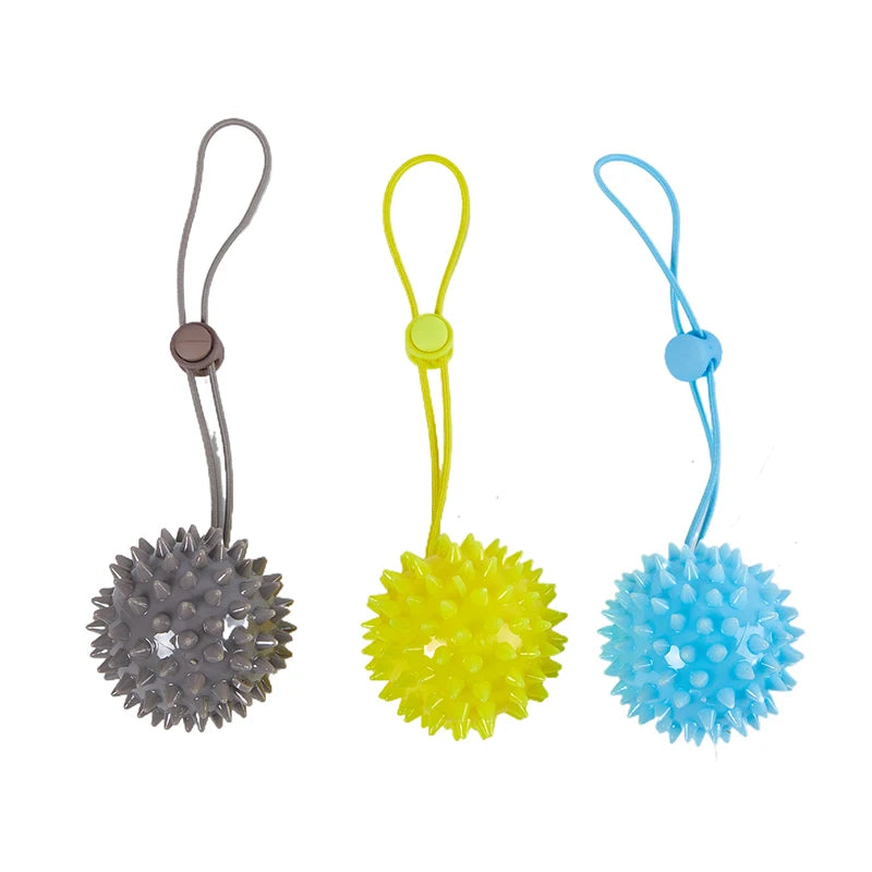 Spiky Massage Grip Ball With String