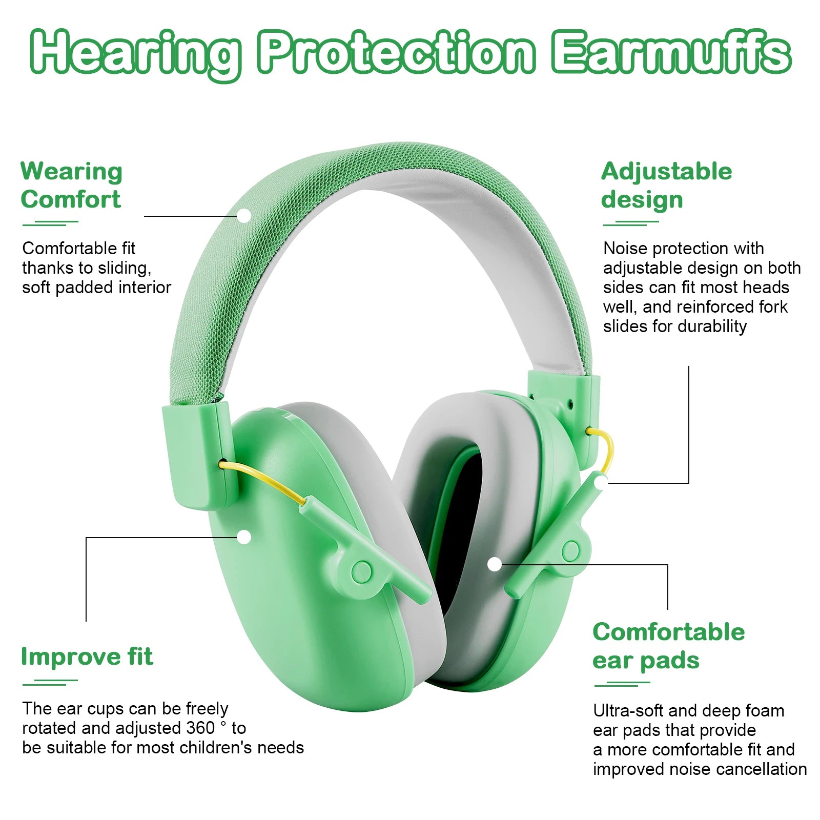 Noise Reduction Earmuffs - Kids