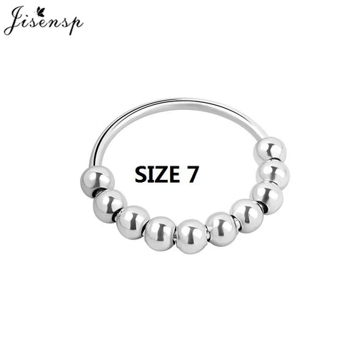 Metal Beads Fidget Rings
