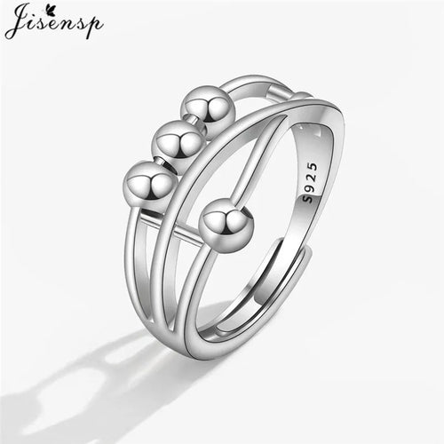 Metal Beads Fidget Rings