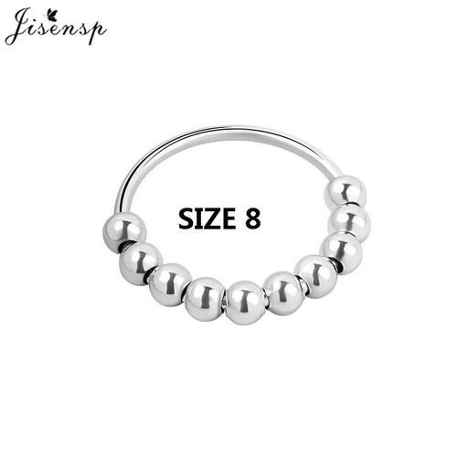 Metal Beads Fidget Rings