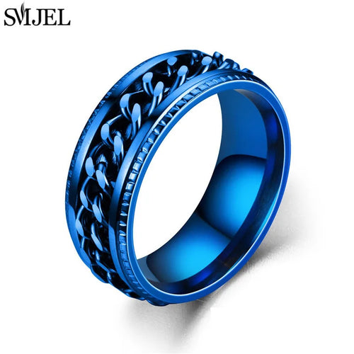 Fidget Rotating Rings - Chain style
