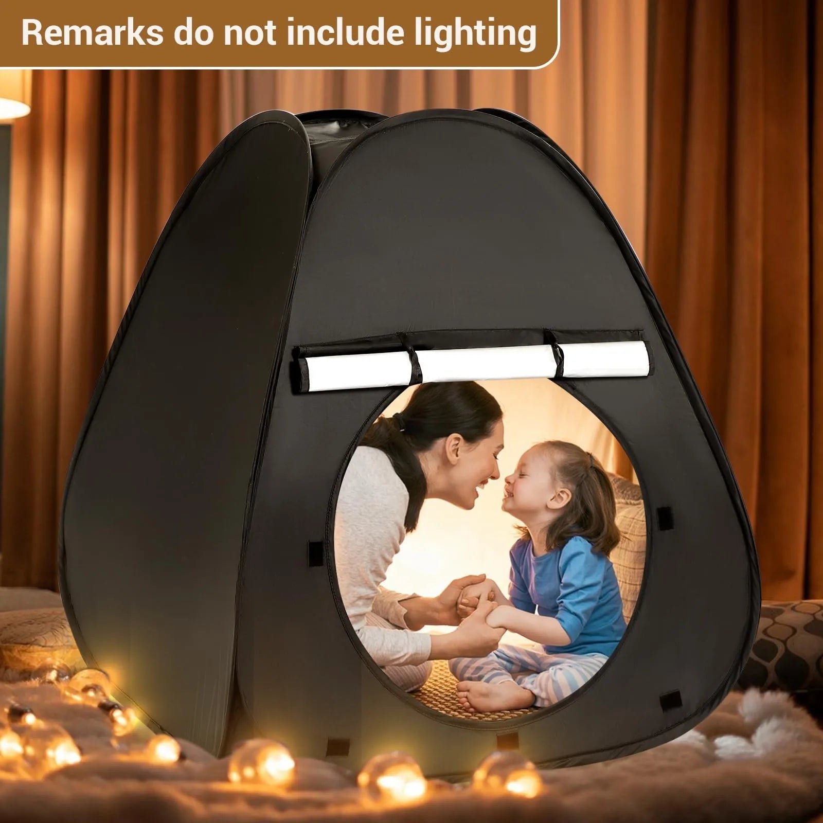 Blackout Sensory Tent - Foldable - With Storage Bag