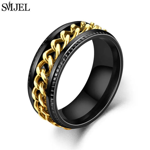 Fidget Rotating Rings - Chain style