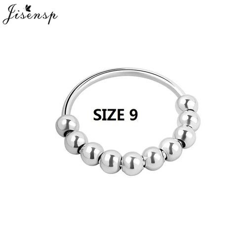 Metal Beads Fidget Rings