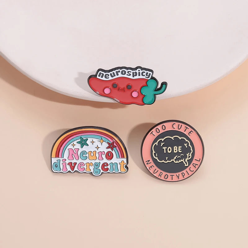 Neurodivergence Awareness Pins