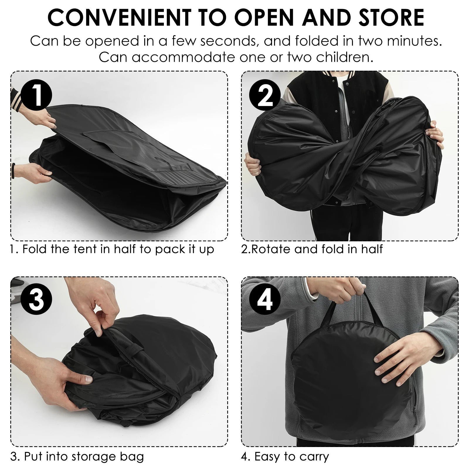 Kids Blackout Tent - Lightweight Calming Corner