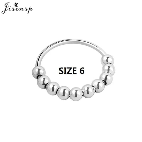 Metal Beads Fidget Rings