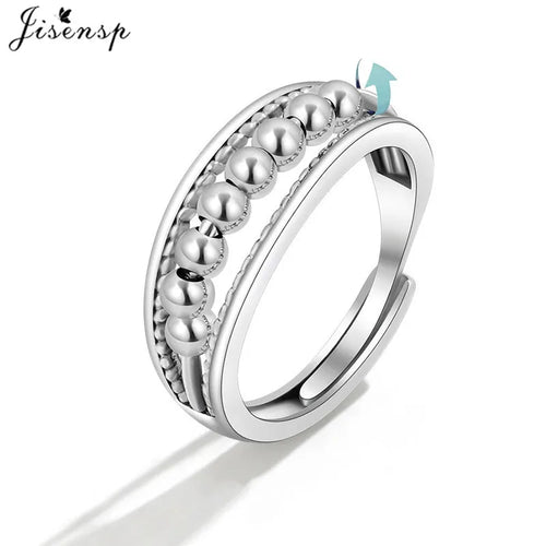 Metal Beads Fidget Rings