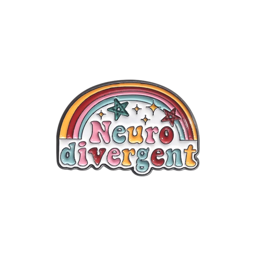 Neurospicy, Neurodivergent Funny Enamel Pins
