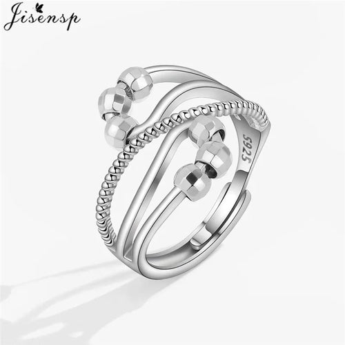 Metal Beads Fidget Rings