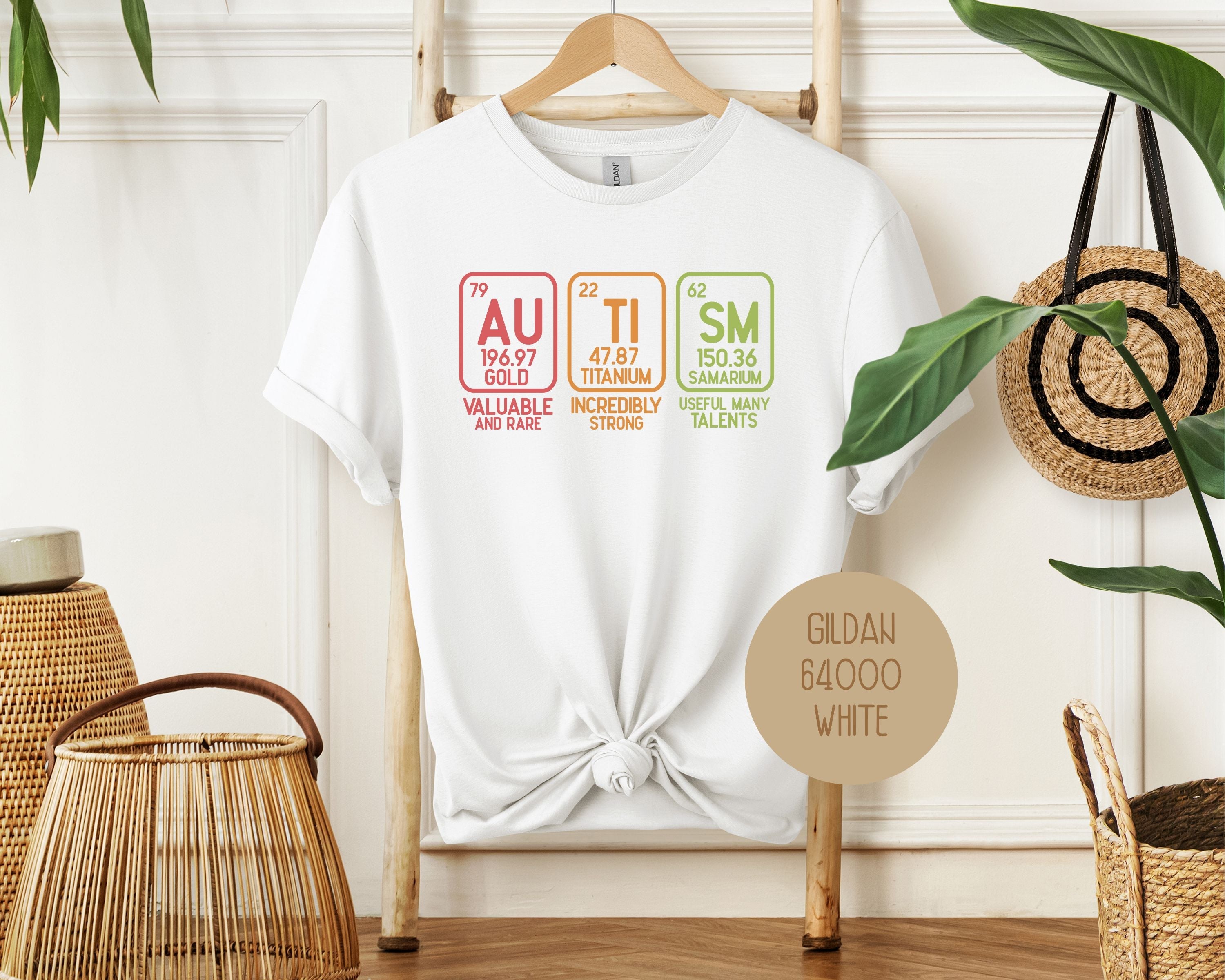 Autism Periodic Table Awareness Shirt-3
