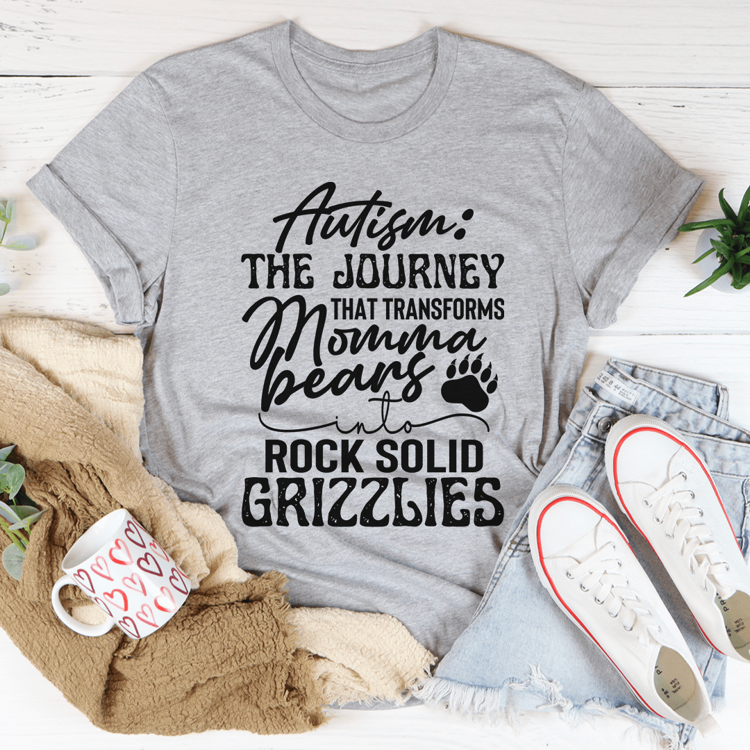 Autism Mama Grizzlies T-Shirt-0